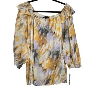 Zac & Rachel Bohemian Off the Shoulder 3/4 Sleeve NWT Womens plus size 2X